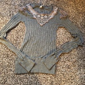 Rare! Free people light sweater